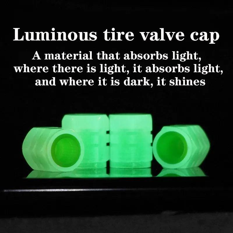 Universal Neon Glowing Caps For Cars for Safety n Style !!
