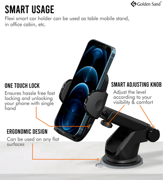 One Touch 5 Dashboard & Windshield Universal Car Mount Phone Holder