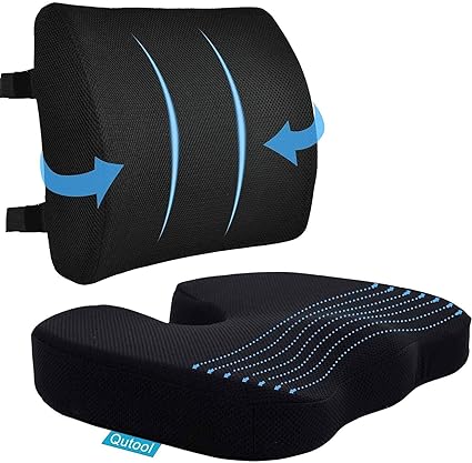 Universal CAR & Chair Lumbar & SEAT CUSHION For Extreme Luxury