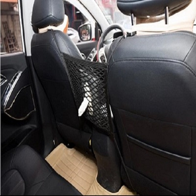 30*25cm Car Organizer Seat Back Storage Elastic Car Mesh Net Bag