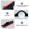 2Pcs Bat Carbon Fiber Mirror Blind Spot Mirror Rain Cover Car Rain Eyebrow Mirror