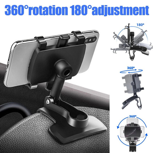 Universal 360° Rotation Multifunctional Car Dashboard Phone Moun holder