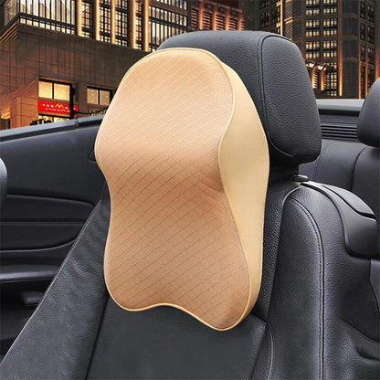 Universal Purpose High-Grade Deerskin Velvet Fabric Brown Car Cushion  Backrest Neck Pillow Cervical Pillow Car Headrest Car Lumbar Pillow - China  Car Lumbar Pillow, Car Waist